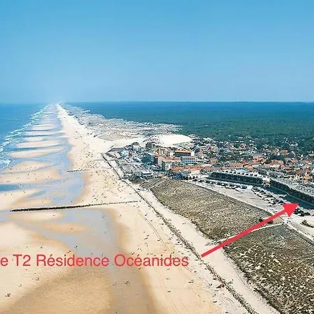 T2 Res Oceanides Vue Ocean, Parking Prive Apartmán *